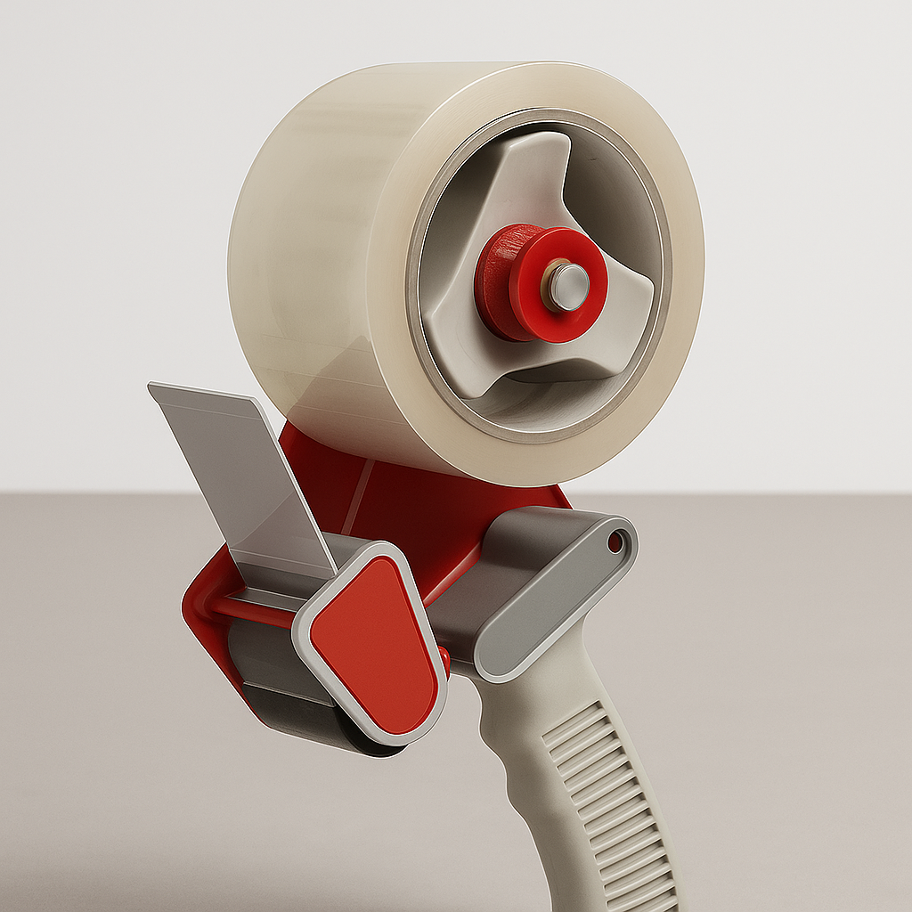 Heavy-Duty Packing Tape Gun Dispenser – Comfortable Handheld Carton Sealer for Standard 2-Inch Tape Rolls-RENTAL